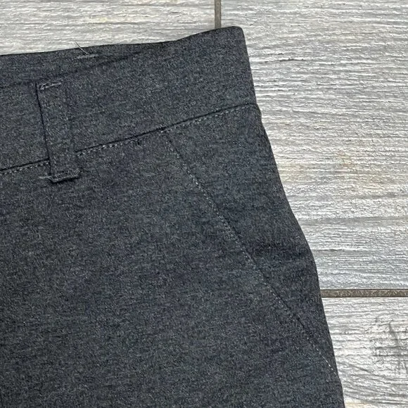 Quince Career Pant Charcoal Grey Women Small Stretch Pull On 28 Waist Wide Leg - Picture 3 of 11